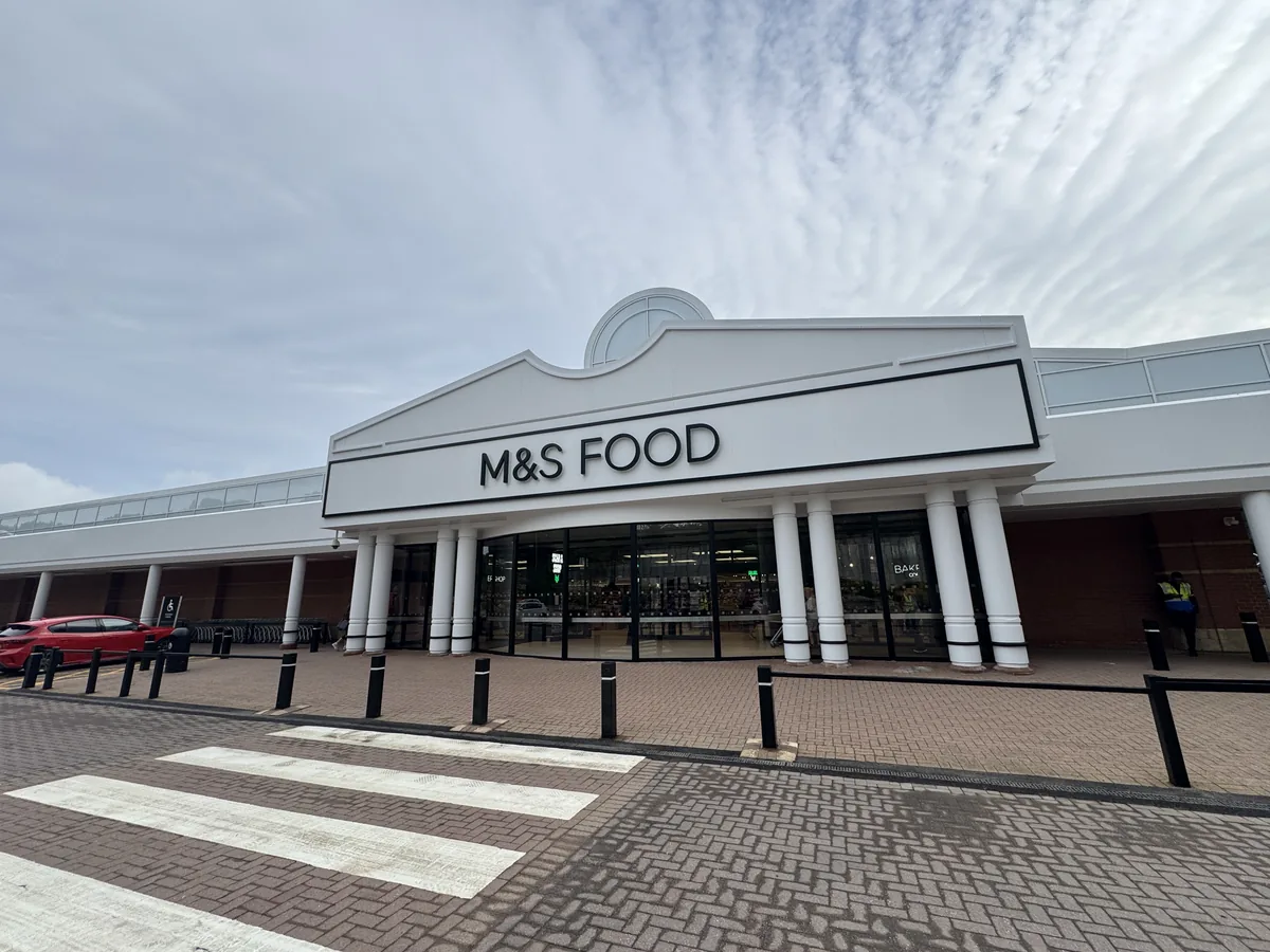 The M&S Food store in Pudsey, Leeds, a Standeven Flooring project photographed by Halizona